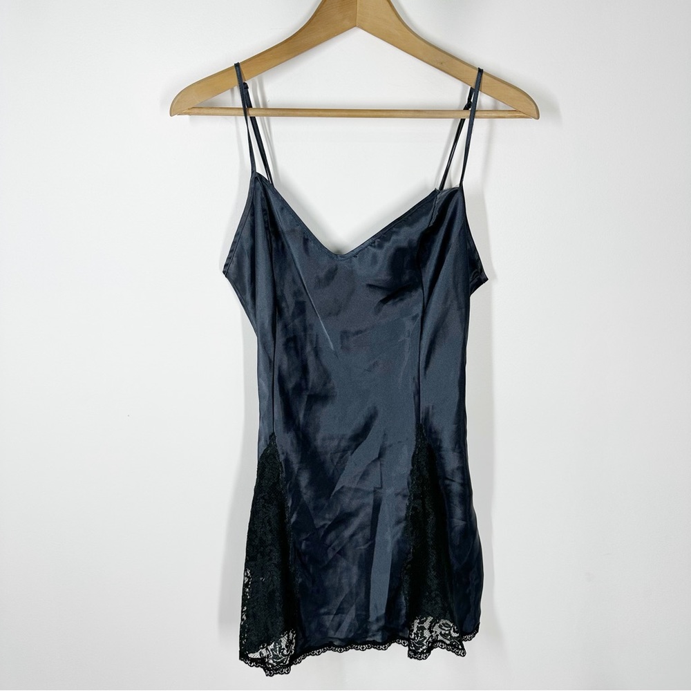 Victorias Secret Gold Label Satin Nightgown Medium